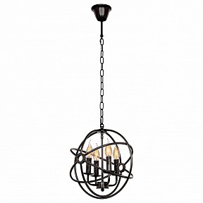 Подвесная люстра Loft it Foucaults Orb коричневый арт. LOFT1192-4