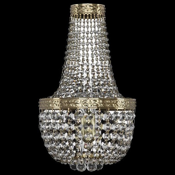 Бра Bohemia Ivele Crystal 1928 золото арт. 19281B/H2/20IV G