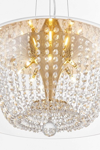 Подвесной светильник LUMINA DECO Disposa золото арт. LDP 7018-500 PR+F.GD