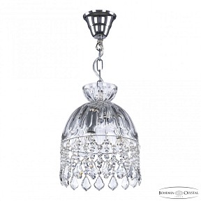 Подвесная люстра Bohemia Ivele Crystal 5478 никель арт. 5478/22 Ni Clear/M-1H Leafs