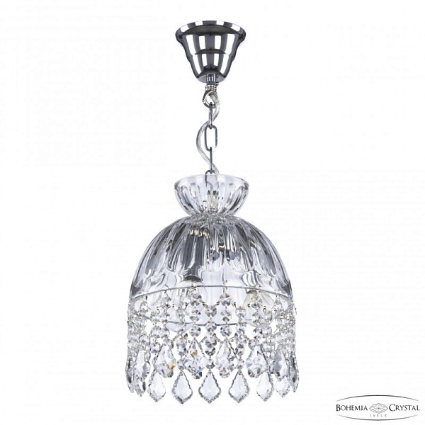 Подвесная люстра Bohemia Ivele Crystal 5478 никель арт. 5478/22 Ni Clear/M-1H Leafs