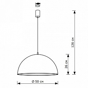 Подвесной светильник Lighthall Vivio черный арт. LH032073