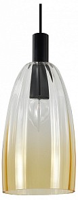 Подвесной светильник Indigo Soave черный арт. 11047/C/1P Amber