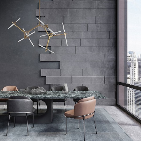 Люстра на штанге Loft it Agnes золото арт. 10399/14 GD