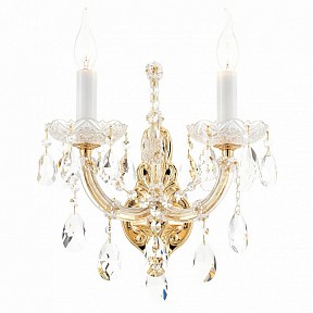 Бра iLamp Diamond золото арт. W6071-2 GD+CL
