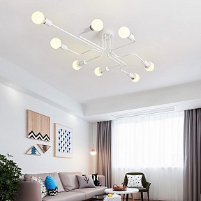Потолочная люстра Imperiumloft Scheme белый арт. SCHEMEWHITE01