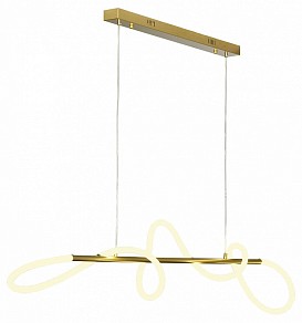 Подвесной светильник Lussole Loft River золото арт. LSP-8365