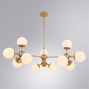 Люстра на штанге Arte Lamp Bolla желтый арт. A1664SP-12GO