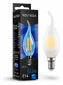 Лампа светодиодная Voltega Candel wind matt 6W  арт. 7026