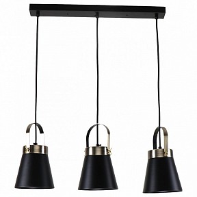 Подвесной светильник Imex MD.3607 черный арт. MD.3607-3-P BK+AB