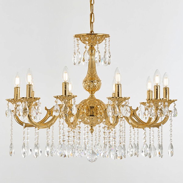 Подвесная люстра Bohemia Ivele Crystal AL7801 золото арт. AL78101/10/250 A G