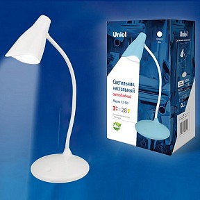 Настольная лампа офисная Uniel TLD-559 белый арт. TLD-559 Ivory/LED/280Lm/5000K/Dimmer