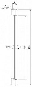 Накладной светильник Elektrostandard Argos черный арт. 35122/D