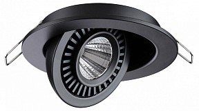 Встраиваемый светильник Novotech Gesso черный арт. 358816