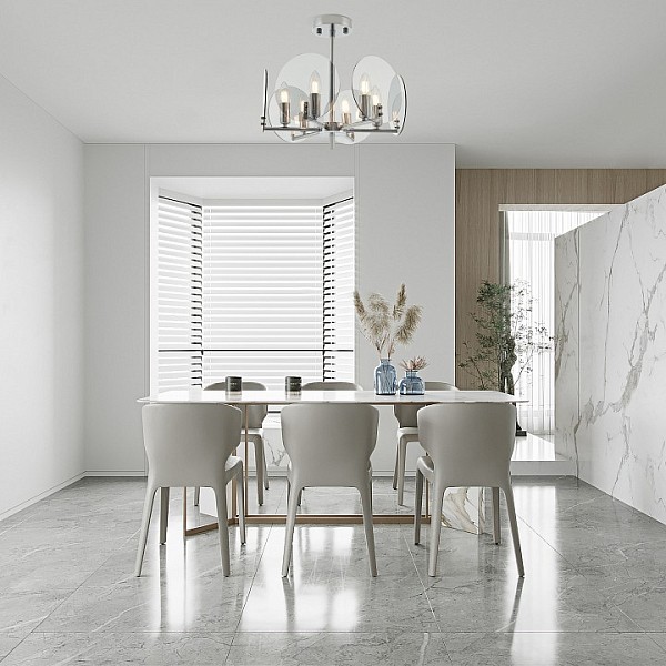 Люстра на штанге Arte Milano Sorrento-9309 хром арт. 379309/6/390 CR