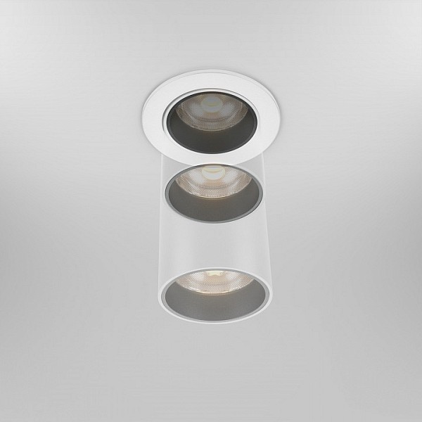 Встраиваемый светильник Maytoni Technical FOCUS LED белый арт. DL125-L12-4K-W