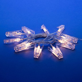 Гирлянда Uniel ULD-S0200  арт. ULD-S0200-010/STB/2AA WARM WHITE IP20 CLIPS