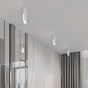 Накладной светильник Elektrostandard Apex белый арт. 25113/LED 7W 4000K белый