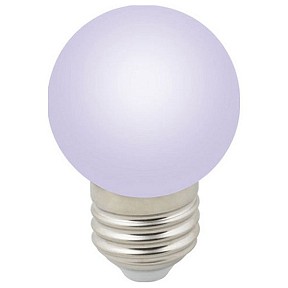 Лампа светодиодная Volpe Sky  арт. LED-G45-1W/RGB/E27/FR/С
