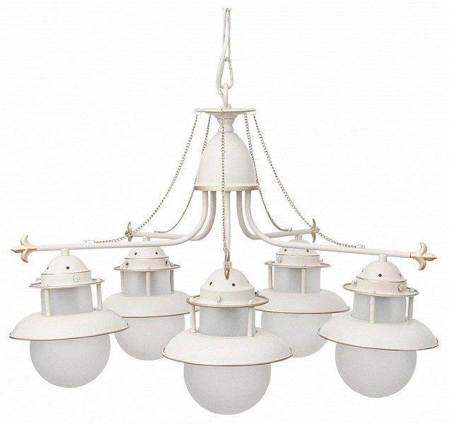 Подвесная люстра Abrasax Ursula кремовый арт. L.9201-5CREAM/G