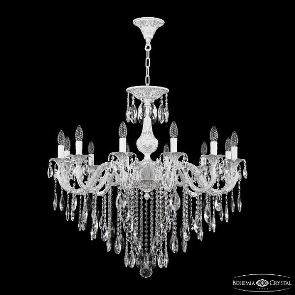 Подвесная люстра Bohemia Ivele Crystal AL7901 металл арт. AL79101/12/300 B WMN