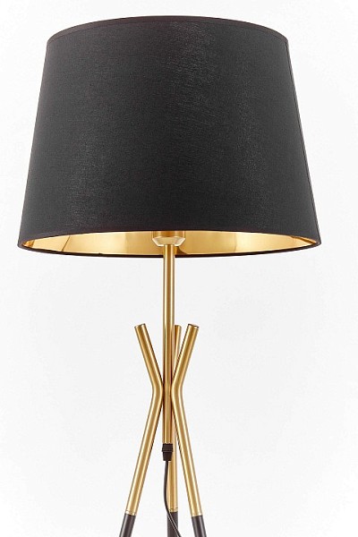 Торшер LUMINA DECO MERINO латунь арт. LDF 3120 BK+MD