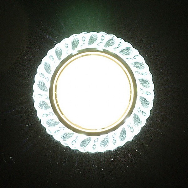 Встраиваемый светильник Reluce 53412-1 неокрашенный арт. 53412-9.0-001PL GX53+LED4W CL