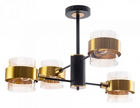 Люстра на штанге Arte Lamp Carlo черный арт. A8205SP-4BK