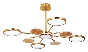 Люстра на штанге Arte Lamp Sienna медь арт. A1363PL-8PB