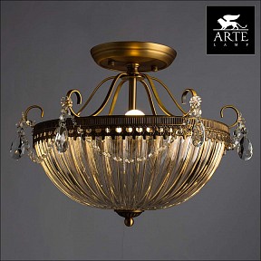Светильник на штанге Arte Lamp Schelenberg латунь арт. A4410PL-3SR