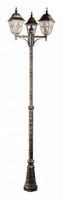 Фонарный столб Arte Lamp Madrid желтый арт. A1542PA-3BN