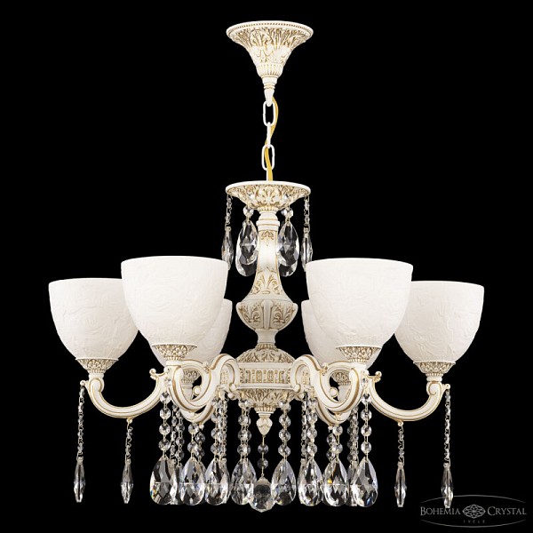 Подвесная люстра Bohemia Ivele Crystal AL7801 белый арт. AL78101/6/175 A WMG P1 U Rose