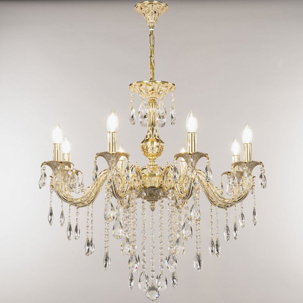 Подвесная люстра Bohemia Ivele Crystal AL7901 золото арт. AL79101/8/250 B GW