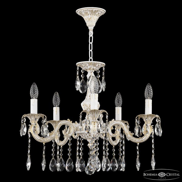 Подвесная люстра Bohemia Ivele Crystal AL7901 белый арт. AL79101/5/175 A WMG