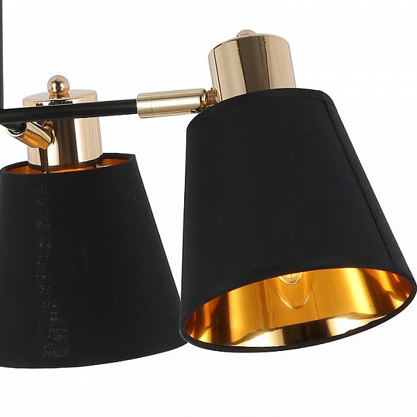 Люстра на штанге ILLUMICO Abelie золото арт. IL6116-4COU-79 BK GD Abelie