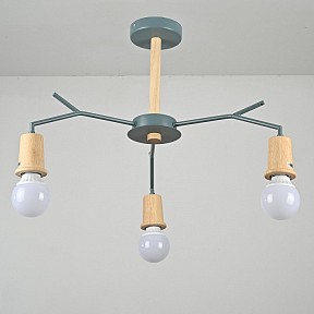 Люстра на штанге Imperiumloft LES COLOR серый арт. ﻿lesc_01