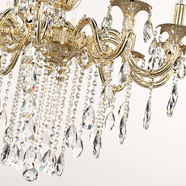 Подвесная люстра Bohemia Ivele Crystal AL7901 золото арт. AL79101/10/250 B GW