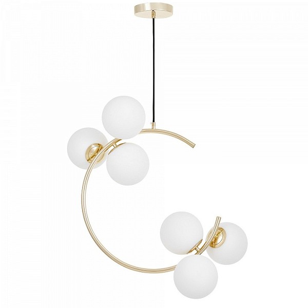 Подвесная люстра LUMINA DECO BONIO золото арт. LDP 7031-6 F.GD