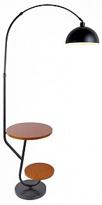 Торшер с полкой Lussole Franklin коричневый арт. LSP-5030