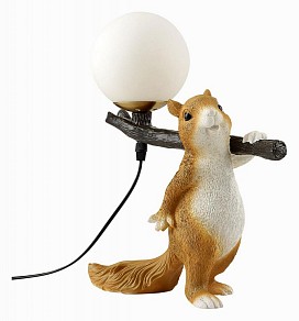 Настольная лампа декоративная Lumion Squirrel разноцветный арт. 6522/1T