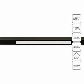 Встраиваемый светильник Arte Lamp Optima черный арт. A7283PL-1BK