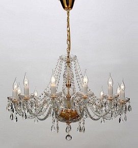 Подвесная люстра Favourite Monreal золото арт. 1735-12P