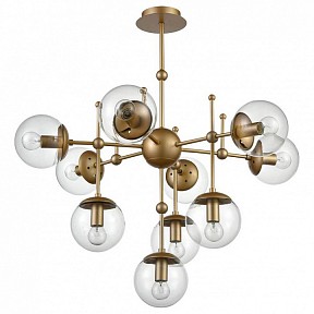 Люстра на штанге Vele Luce Modena 742 золото арт. VL5014P10