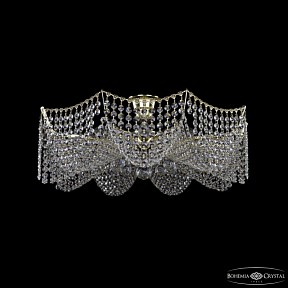 Подвесная люстра Bohemia Ivele Crystal 7708 золото арт. 77081/58 G