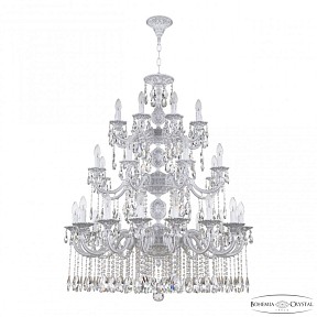 Подвесная люстра Bohemia Ivele Crystal AL7801 белый арт. AL78101/16+8+8/300/3d A WMN