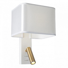 Бра с подсветкой Citilux DEKART белый арт. CL704480
