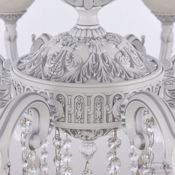 Подвесная люстра Bohemia Ivele Crystal AL7801 белый арт. AL78101/8/250 B WMN P1 U Angel