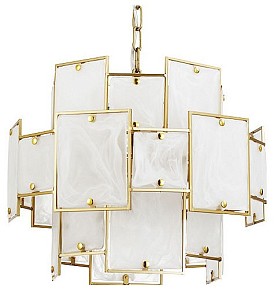 Подвесная люстра Arte Lamp Theemin желтый арт. A4068LM-7SG