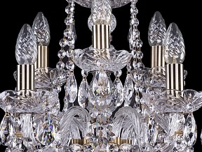 Подвесная люстра Bohemia Ivele Crystal 1402 яркие арт. 1402/6_3/195/Pa
