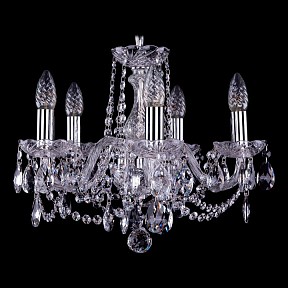 Подвесная люстра Bohemia Ivele Crystal 1402 металл арт. 1402/5/141/Ni
